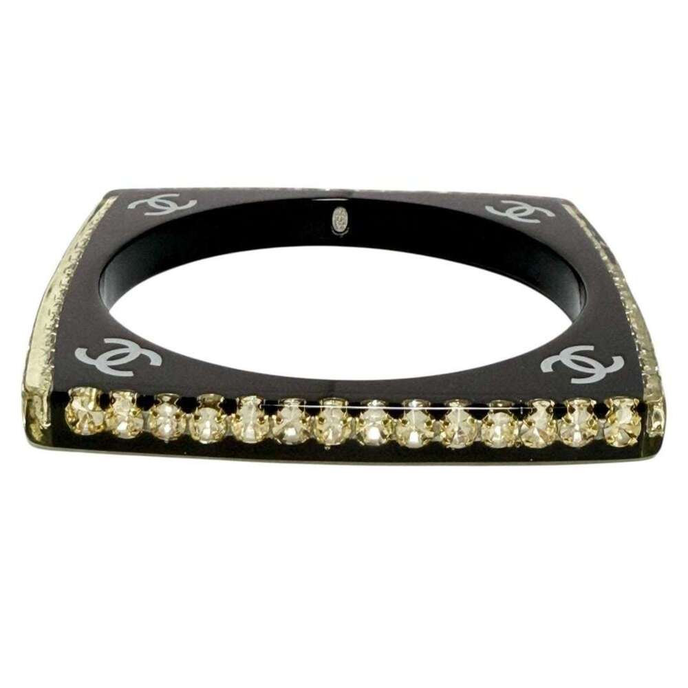 CHANEL Authentic Black Bracelet